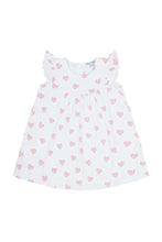 Load image into Gallery viewer, Pink Heart Print Scoop Neck Dress