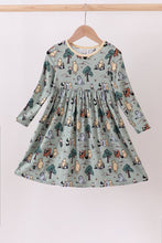 Load image into Gallery viewer, Green character bamboo dress