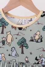 Load image into Gallery viewer, Green character bamboo dress