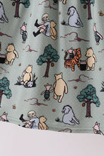 Load image into Gallery viewer, Green character bamboo dress