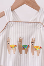 Load image into Gallery viewer, Brown alpaca embroidery jonjon