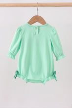 Load image into Gallery viewer, Green embroidery ruffle bubble