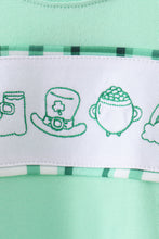 Load image into Gallery viewer, Green parade embroidery top