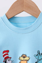 Load image into Gallery viewer, Blue character embroidery bubble