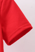 Load image into Gallery viewer, Red character embroidery top