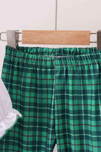 Load image into Gallery viewer, White wreath smocked ruffle pants set - Abbies Place