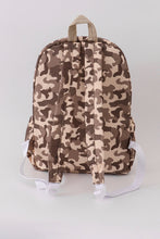 Load image into Gallery viewer, Camouflage duck embroidery canvas backpack