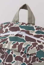 Load image into Gallery viewer, Camouflage fish embroidery canvas backpack - Abbies Place