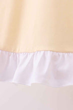 Load image into Gallery viewer, Beige turkey embroidery ruffle dress - Abbies Place