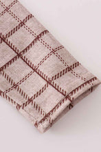 Load image into Gallery viewer, Brown plaid bloomer set - Abbies Place