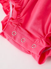 Load image into Gallery viewer, Hot Pink Smocked Church Christ Bishop Christening Romper