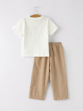 Load image into Gallery viewer, Stripe Smocked Church Christ Bishop Christening Toddler Boys'Set