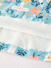 Load image into Gallery viewer, Autumn Christmas Girls Cross Floral Milk Silk Dress