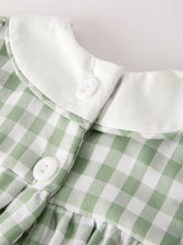 Load image into Gallery viewer, Fall Halloween & Thanksgiving Applique Plaid Girls Bloomers Romper Set