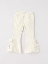Load image into Gallery viewer, Fall Christmas Charming White Denim Pants with Cute Bows