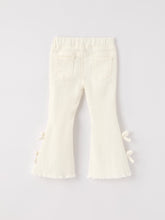Load image into Gallery viewer, Fall Christmas Charming White Denim Pants with Cute Bows