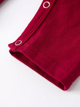 Load image into Gallery viewer, Christmas Tree Dog Smocking Embroidered Baby Boys Romper