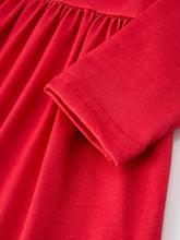 Load image into Gallery viewer, Valentine’s Girls Long Sleeve 3-Piece Dress Set with Hearts and Stripes