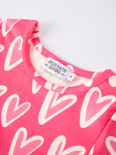 Load image into Gallery viewer, Valentine’s Day Girls Dress Bundle – Sweetheart Heart Print, Solid Pink, Checker Bow Design