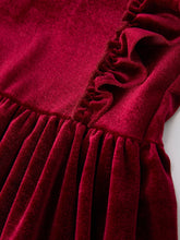 Load image into Gallery viewer, Autumn Velvet Girls Dress-Multiple colors available