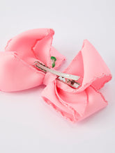 Load image into Gallery viewer, St. Patrick Shamrock Pink Hair Bow – Lucky Girls Hair Clip