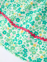 Load image into Gallery viewer, Girls St. Patrick’s Day Shamrock Bow Smocked Dress