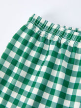 Load image into Gallery viewer, Boys St. Patrick’s Day Shamrock Puppy Smocked Plaid Set