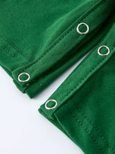 Load image into Gallery viewer, Boys St. Patrick’s Day Shamrock Puppy Smocked Romper