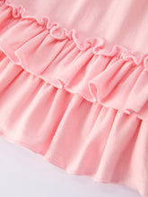 Load image into Gallery viewer, Girls St. Patrick’s Day Shamrock Applique Ruffle Girls Dress