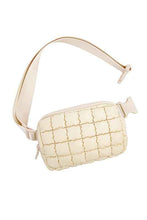 Load image into Gallery viewer, Evyn Quilted Puffer Sling Belt Bum Bag - Abbies Place