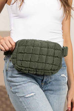 Load image into Gallery viewer, Evyn Quilted Puffer Sling Belt Bum Bag - Abbies Place