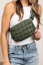 Load image into Gallery viewer, Evyn Quilted Puffer Sling Belt Bum Bag - Abbies Place