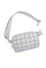 Load image into Gallery viewer, Evyn Quilted Puffer Sling Belt Bum Bag - Abbies Place