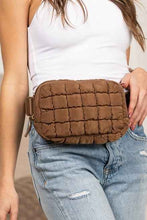Load image into Gallery viewer, Evyn Quilted Puffer Sling Belt Bum Bag - Abbies Place