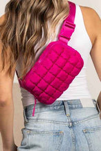 Load image into Gallery viewer, Evyn Quilted Puffer Sling Belt Bum Bag - Abbies Place