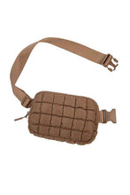 Load image into Gallery viewer, Evyn Quilted Puffer Sling Belt Bum Bag - Abbies Place