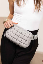 Load image into Gallery viewer, Evyn Quilted Puffer Sling Belt Bum Bag - Abbies Place