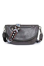 Load image into Gallery viewer, Callie Fold Over Leather Crossbody Sling Bag - Abbies Place