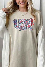 Load image into Gallery viewer, Floral USA Graphic Heavy Cotton Tee - Abbies Place