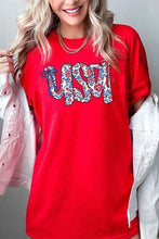 Load image into Gallery viewer, Floral USA Graphic Heavy Cotton Tee - Abbies Place