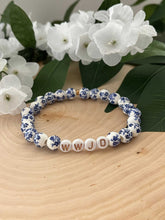 Load image into Gallery viewer, WWJD Bead Bracelet - Multi-Color Natural Stone Faith Jewelry