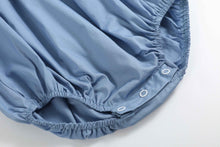 Load image into Gallery viewer, Blue Farm Animals Smocked Romper