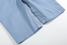 Load image into Gallery viewer, Blue Farm Animals Smocked Overalls