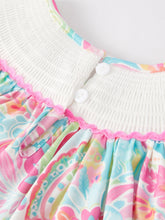 Load image into Gallery viewer, Easter Cross Smocking Embroidery Baby Girl Set