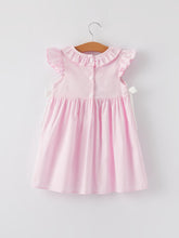Load image into Gallery viewer, Pink Smocked Church Christ Bishop Christening Dress