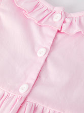 Load image into Gallery viewer, Pink Smocked Church Christ Bishop Christening Dress