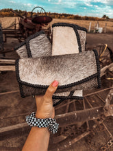 Load image into Gallery viewer, The Hazy Elva Wallet (Black Leather ) a Haute Southern Hyde by Beth Marie Exclusive