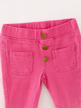 Load image into Gallery viewer, Pink Gradient Denim Flared Pants