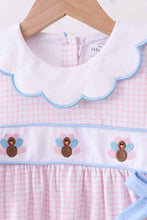 Load image into Gallery viewer, Premium turkey embroidery gingham pants set - Abbies Place