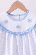 Load image into Gallery viewer, Premium blue snow bow pants set - Abbies Place